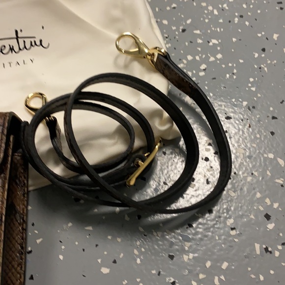 Paolo Bentini Python Print Crossbody Handbag - Picture 3 of 8